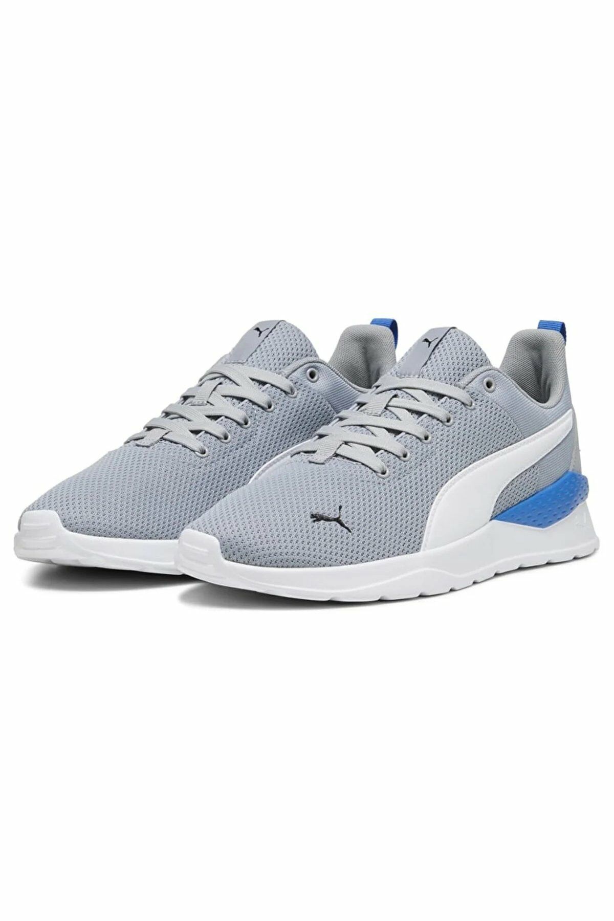 Puma Anzarun Lite Gray-White-Black-Royal Erkek Sneaker Ayakkabı Gri 37112854 43