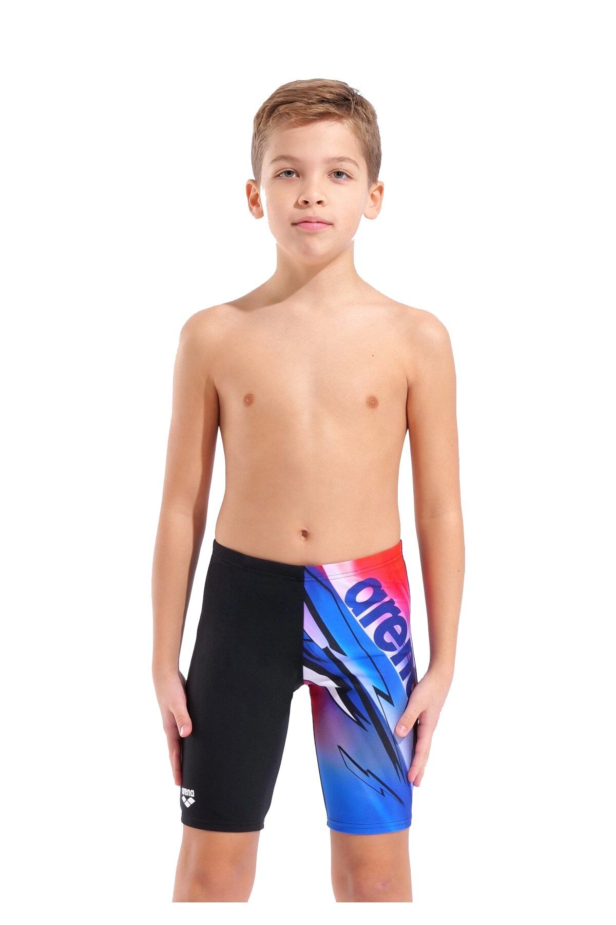 Arena Boy's Loud Swim Jammer Erkek Çocuk Yüzücü Mayo Siyah/Multi 011792550
