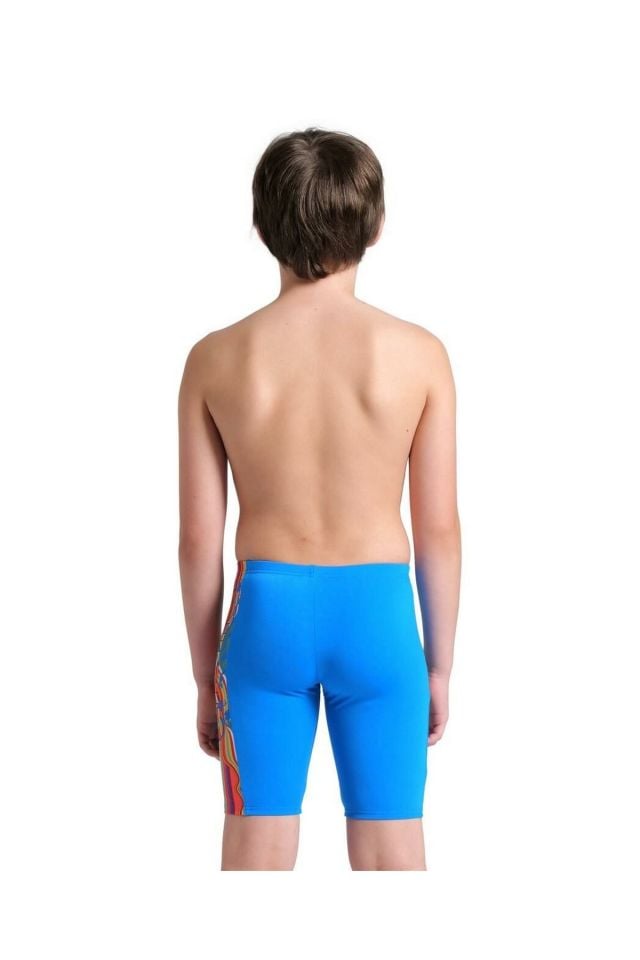 Arena Boy's Palette Swim Jammer Erkek Çocuk Yüzücü Mayo Mavi 008098608 12-13