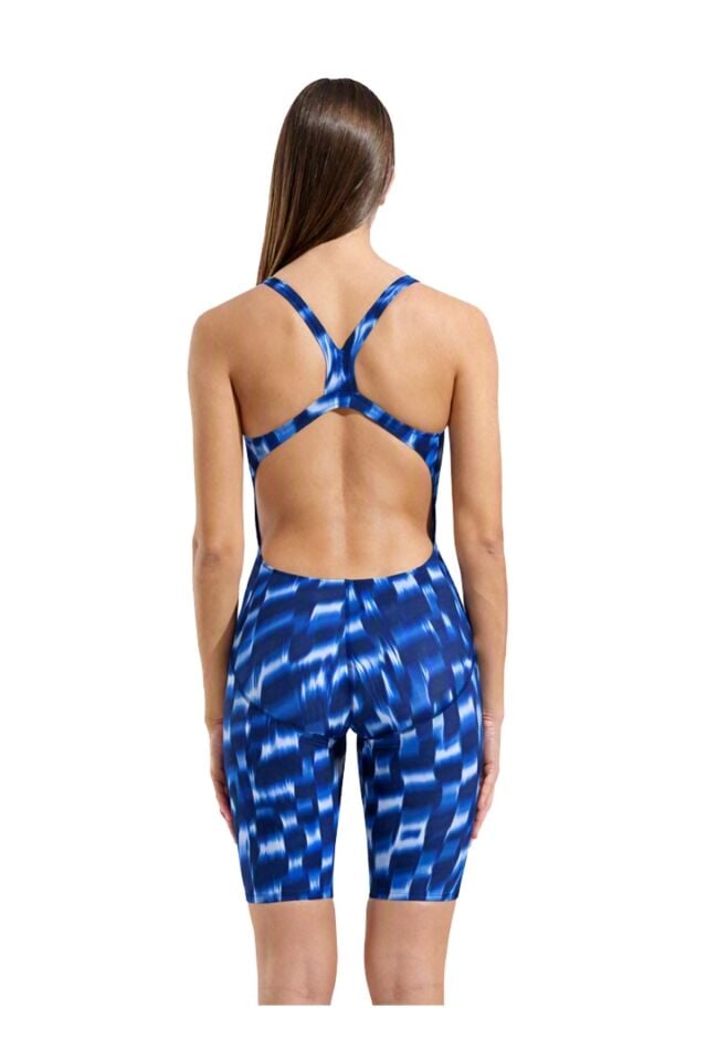 Arena Women's Wave Full Body Bayan Yüzücü Mayo Mavi 011922705 34