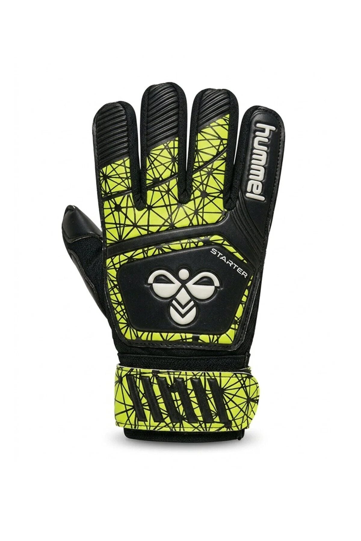 Hummel 9704089914 Starter GK Kaleci Eldiveni Siyah / Sarı No 6