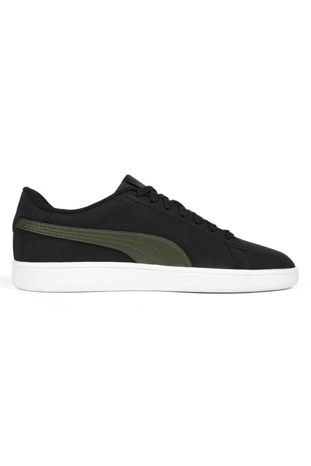 Puma Smash 3.0 Buck Puma-Black Dark-Olive Erkek Sneaker Ayakkabı Siyah 39233607 44