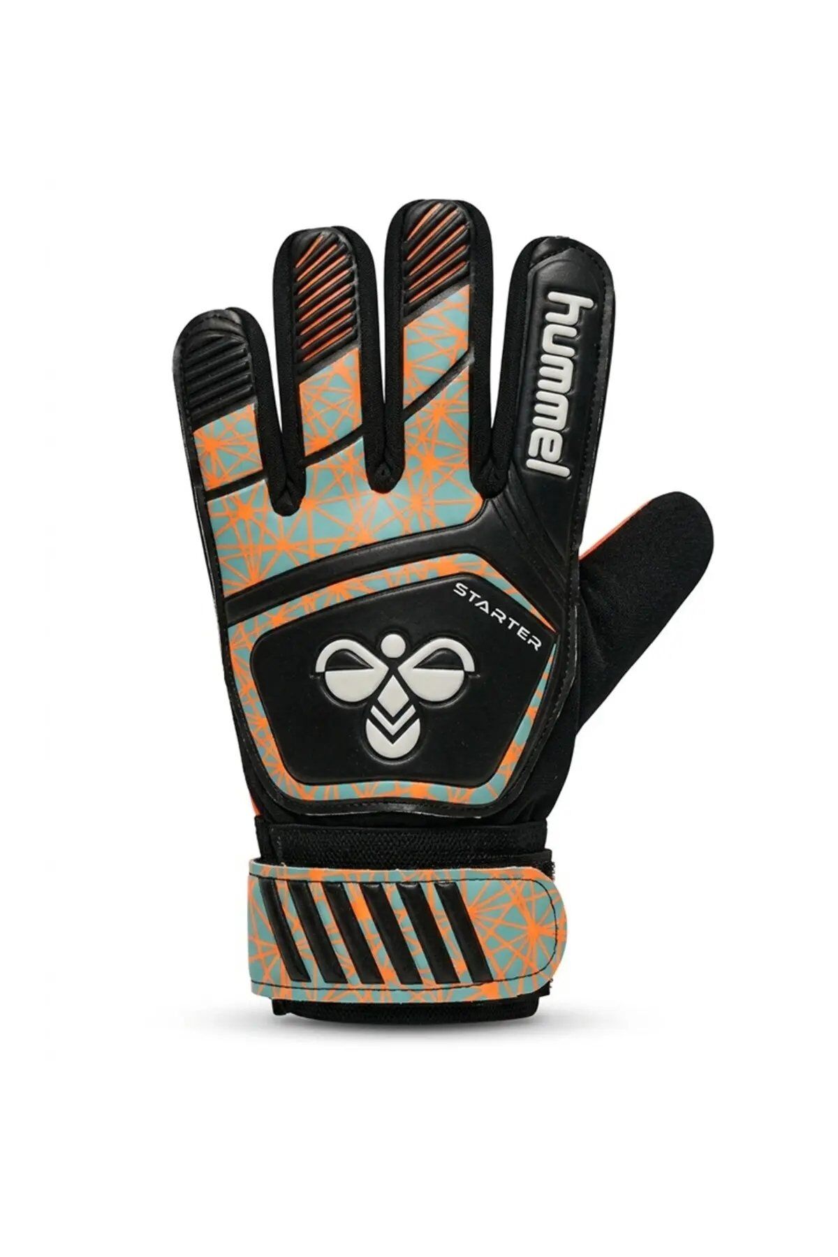 Hummel 9704089916 Starter GK Kaleci Eldiveni Turkuaz / Turuncu No 5
