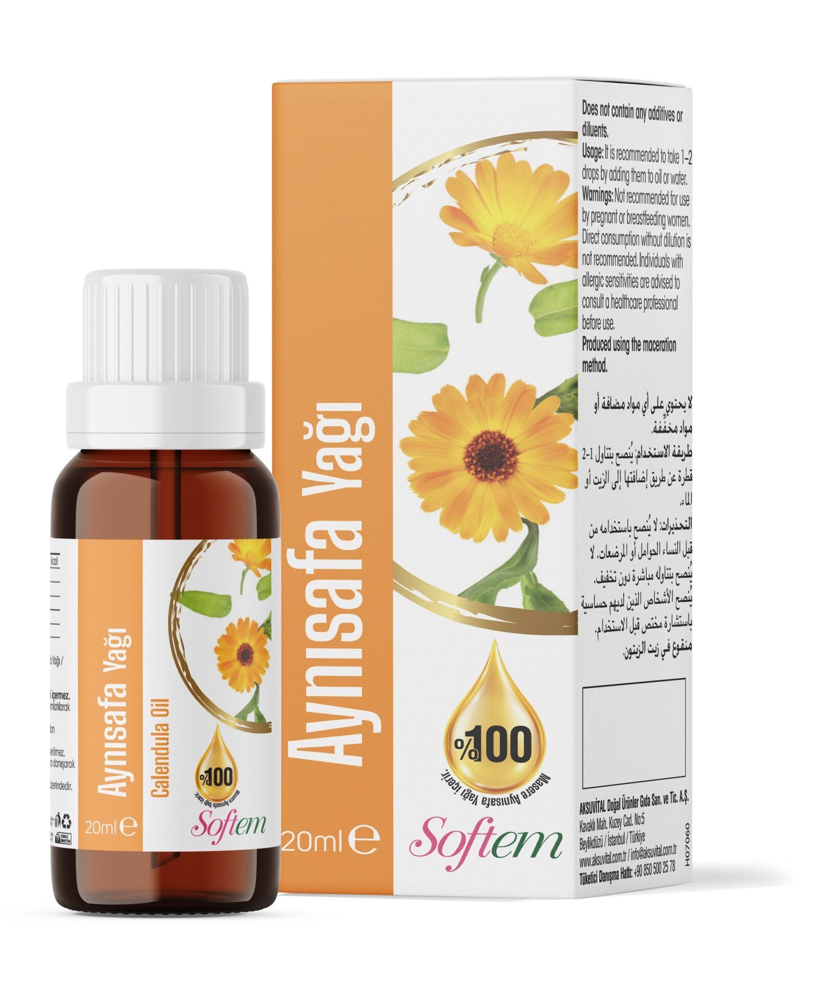AksuVital Softem Aynısafa Yağı 20 ml