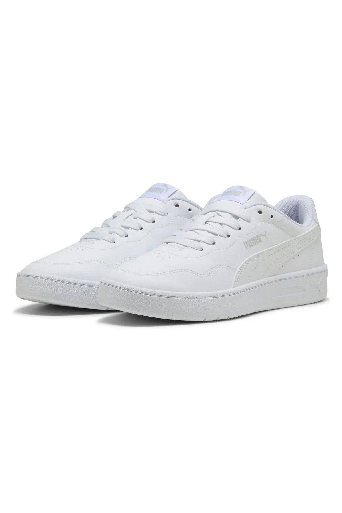 Puma Court Lally Puma-White Cool Light Gray Bayan Spor Ayakkabı Beyaz 40036702 36