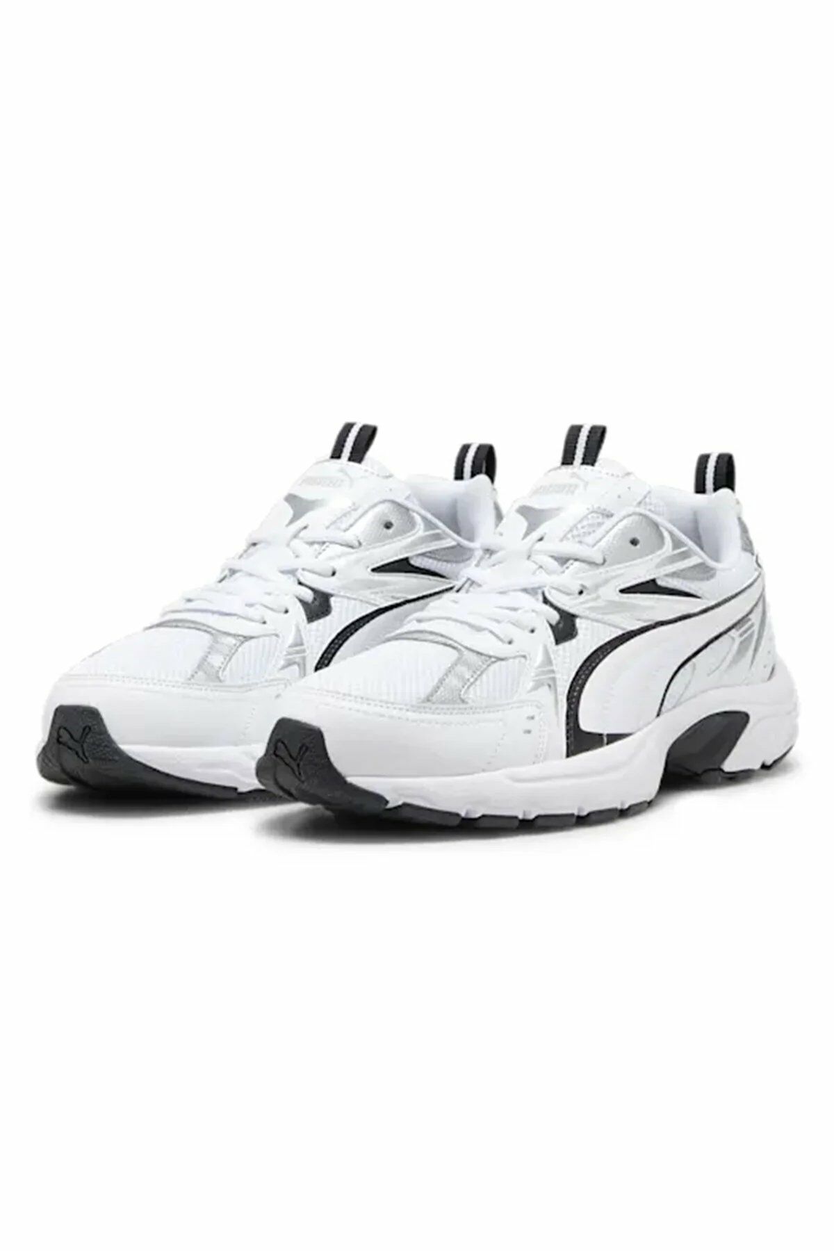 Puma Milenio Tech Puma-White Puma-Black Silver Erkek Spor Ayakkabı Beyaz 39232201 42