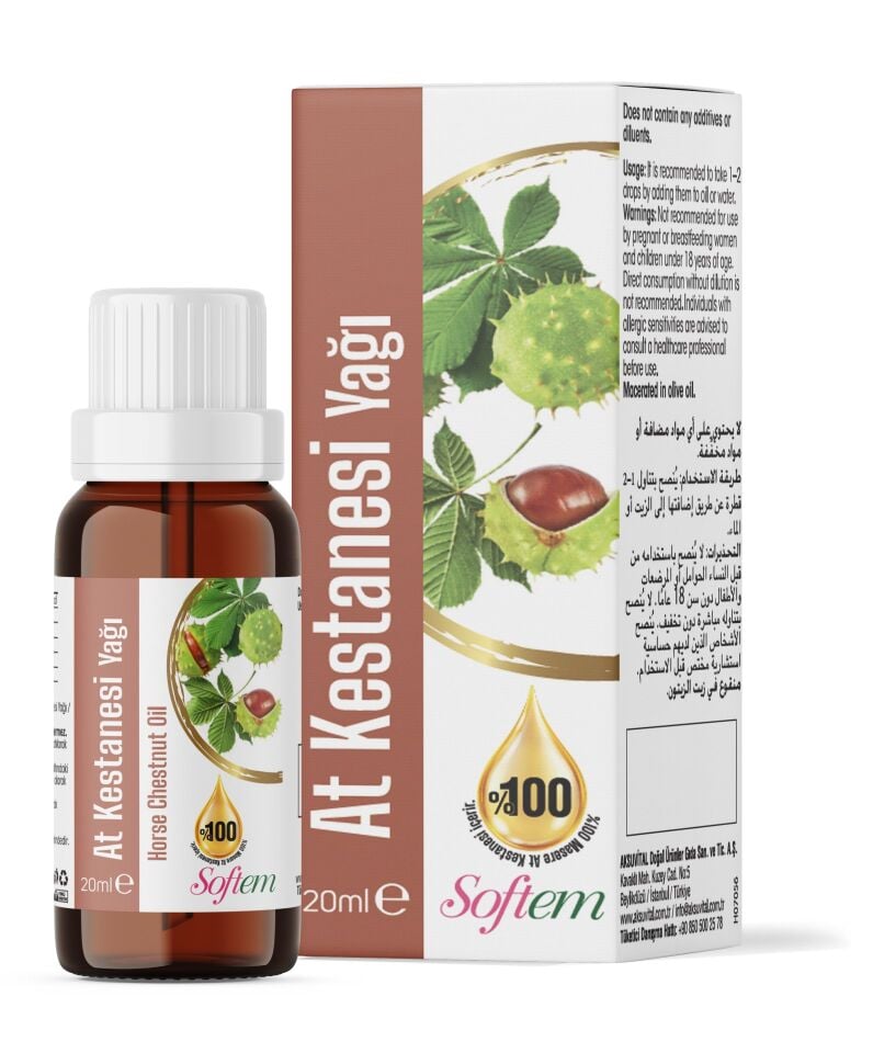 AksuVital Softem At Kestanesi Yağı 20 ml