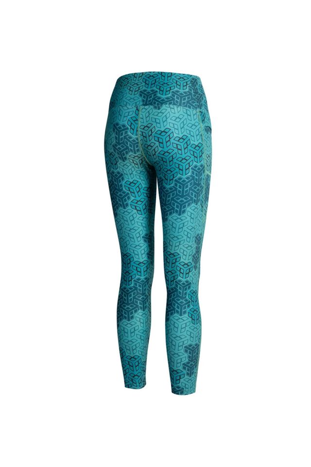 Arena Women's 7/8 Tight Side Panels Bayan Günlük Stil Tayt Mavi/Desenli 007226880