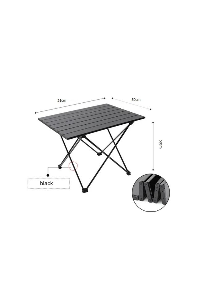 Campfit CF-22 Katlanabilir Metal Kamp Masası