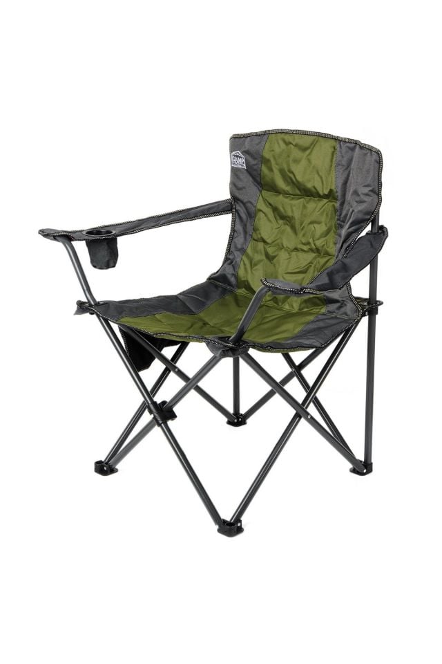 Campfit CF-01 Kaliteli Dayanıklı Kumaş Kamp Sandalyesi Yeşil