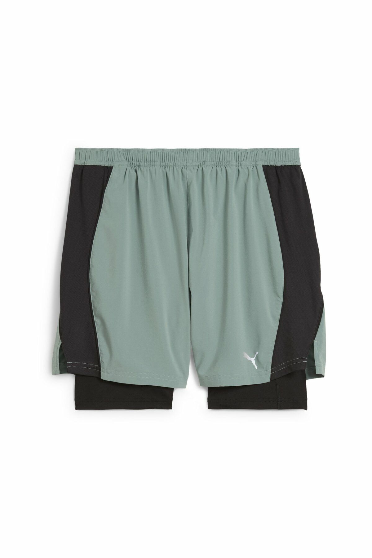 Puma Run Velocity 2in1 Short Erkek Spor Şort Yeşil 52661130 L