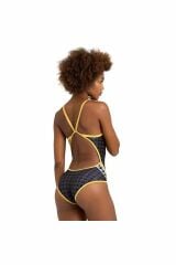 Arena Women's 50Th SwimSuit Super Fly BA Bayan 50. Yıl Özel Seri Yüzücü Mayo Siyah 006190503 36