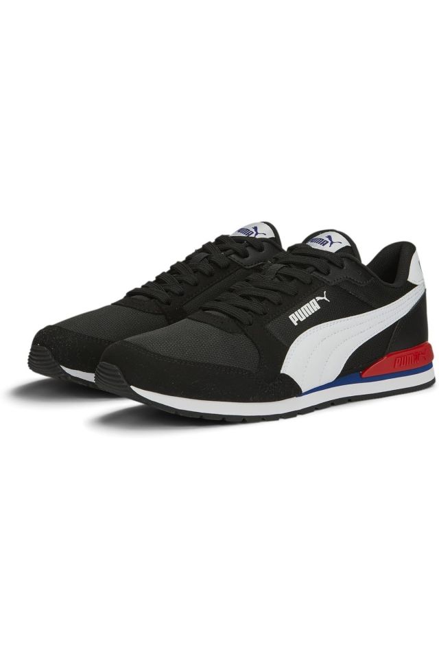 Puma ST Runner v3 Mesh Puma-Black Puma-White Red Erkek Günlük Sneaker 38464010 43
