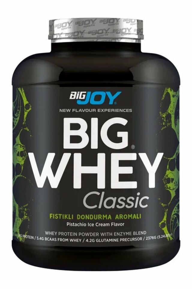 BigJoy Sports BigWhey Classic Antep Fıstıklı Dondurma Aromalı 2376g 72 Servis