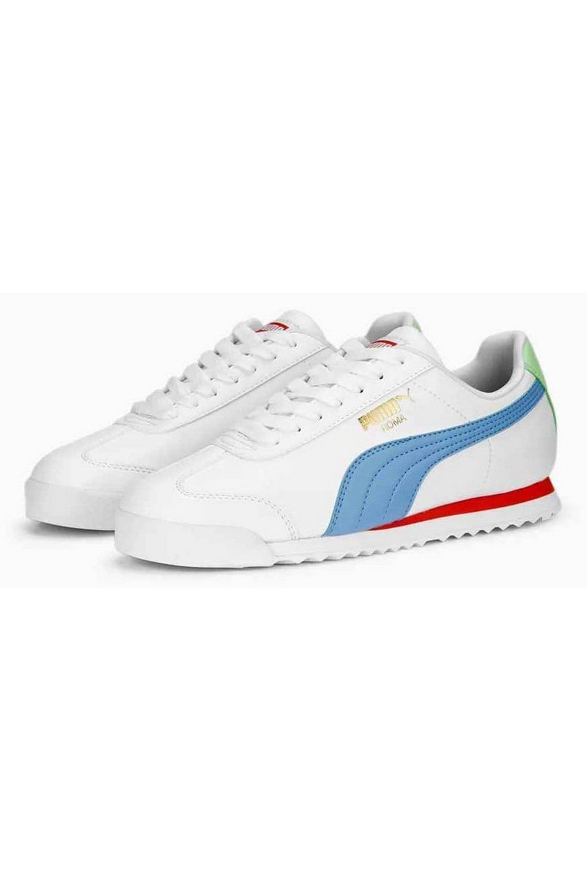 Puma Roma Basic+ Puma-White Day Dream Spring Fern Erkek Spor Ayakkabı 36957147 42