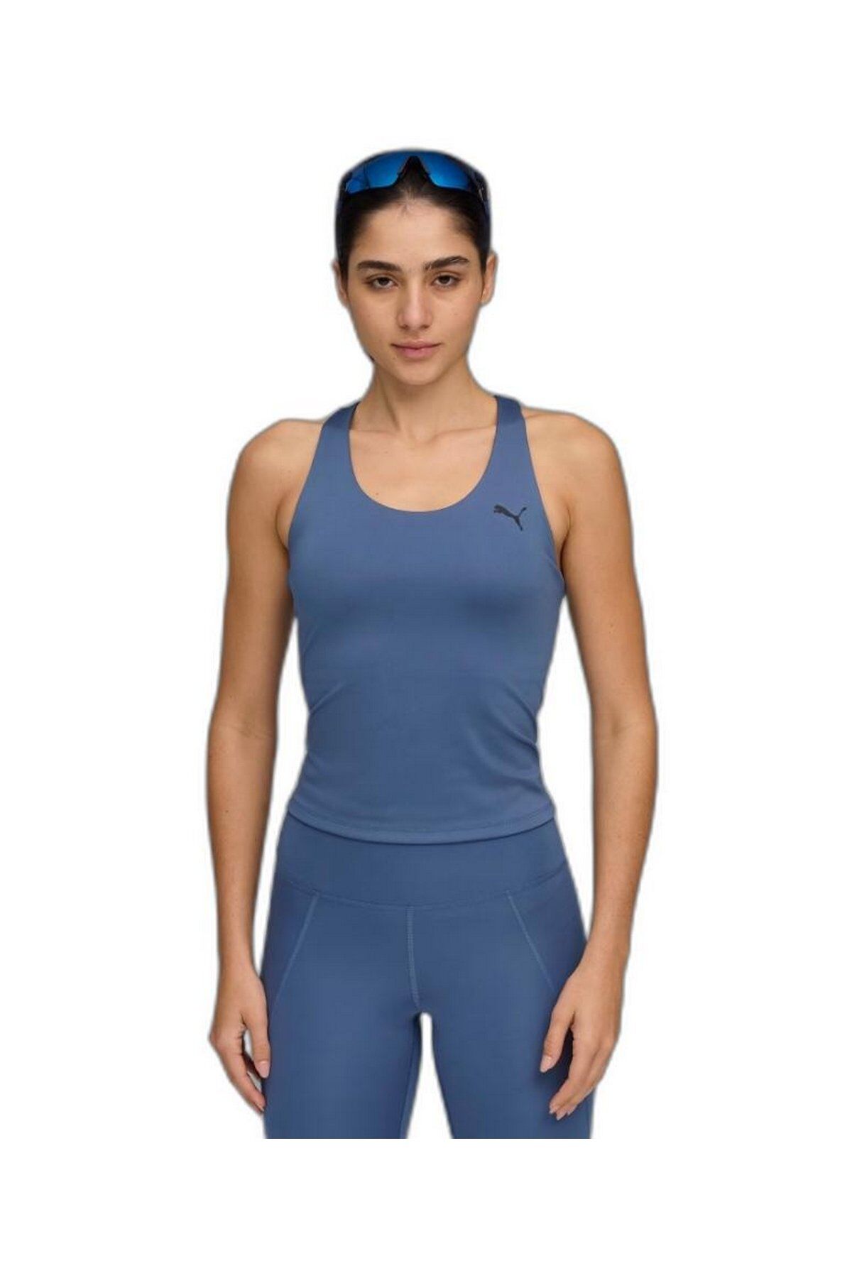 Puma W Tad Essential 2 in 1 Tank Bayan Spor Atlet indigo Mavi 52588980 L