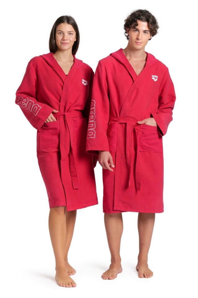 Arena Zeal Robe Unisex Havuz Deniz Yüzücü Bornozu Kırmızı 009032410 M