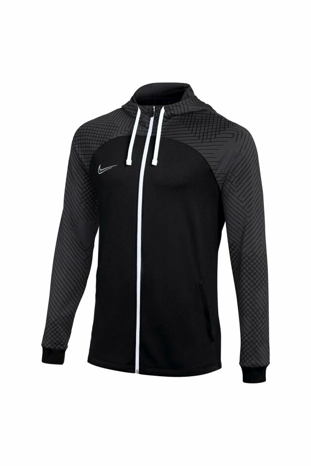 Nike Dri-Fit Strike Hd Trk Jkt K Erkek Futbol Sweatshirt Kapüşonlu Siyah DH8768-011 XL
