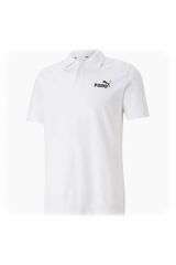 Puma ESS Pique Polo Puma-White Erkek Polo Tişört Beyaz 58667402 S