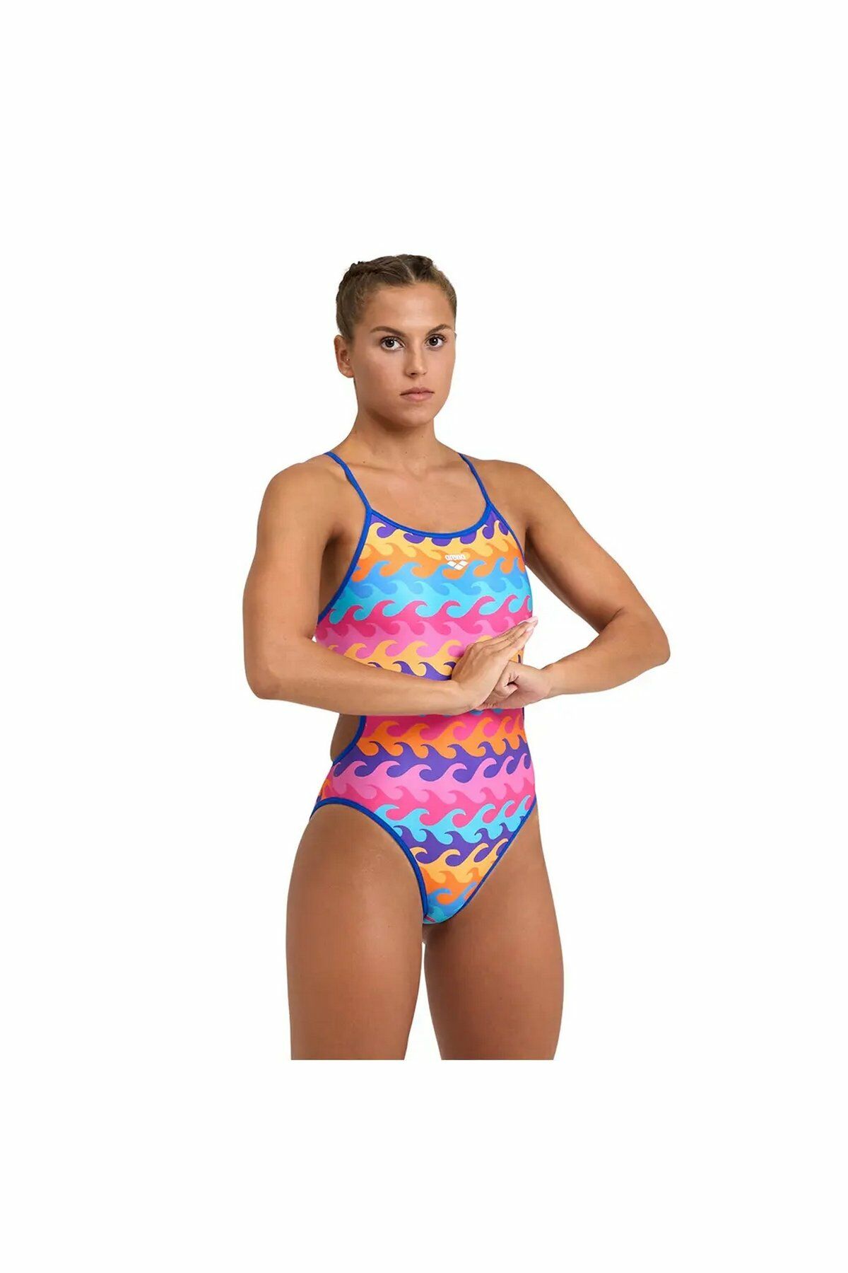 Arena Women's SwimSuit Challenge Back Reversible AO Bayan Yüzücü Mayo Renkli 005897700 40
