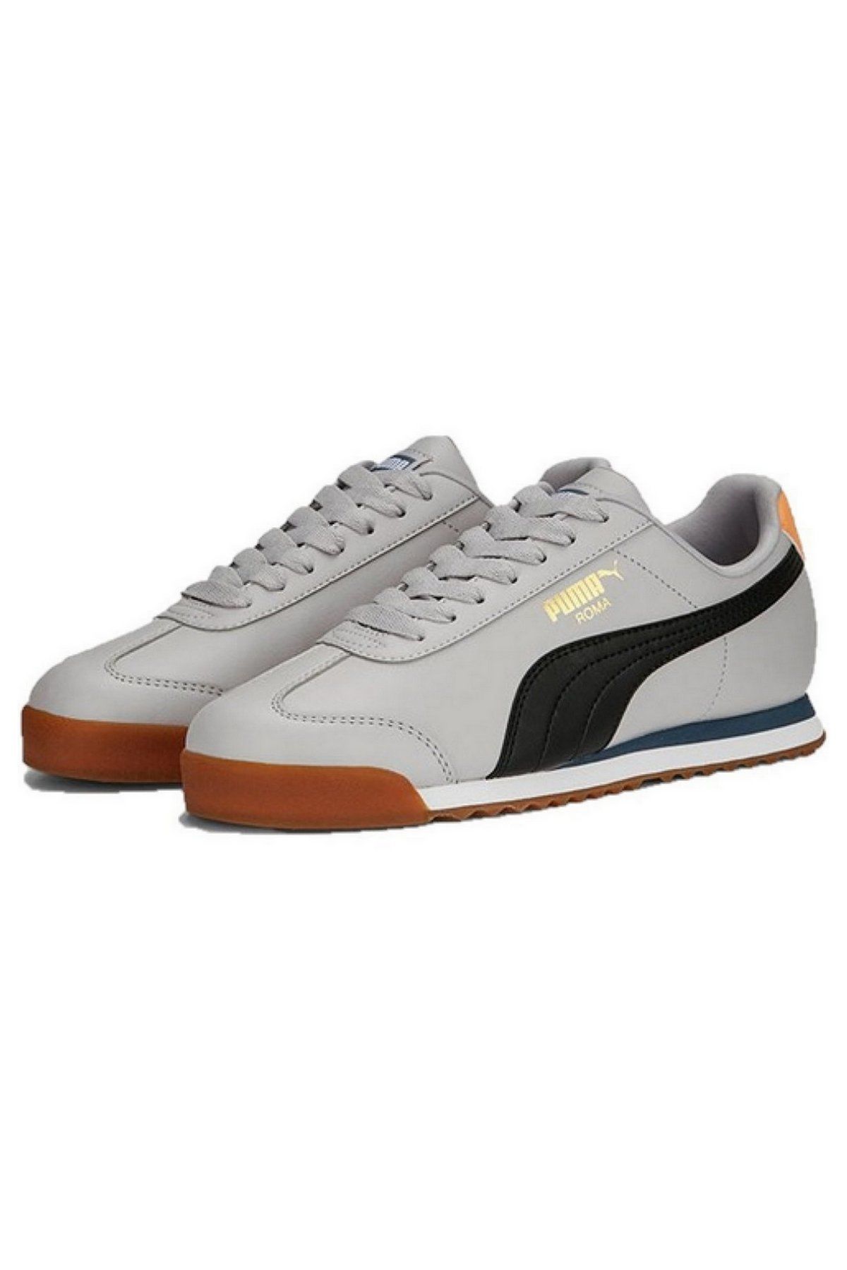 Puma Roma Basic+ Marble Puma-Black Erkek Günlük Spor Ayakkabı 36957144 44.5