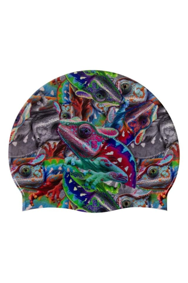 Arena Hd Cap Planet Unisex Silikon Yüzücü Bonesi Bukelamun Desenli 005572249