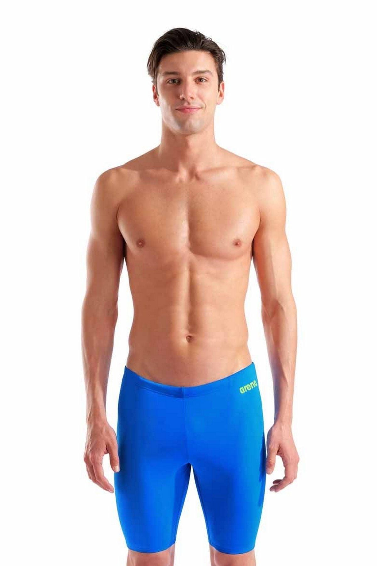 Arena Men's Team Swim Jammer Solid Erkek Yüzücü Mayo Mavi 004770860