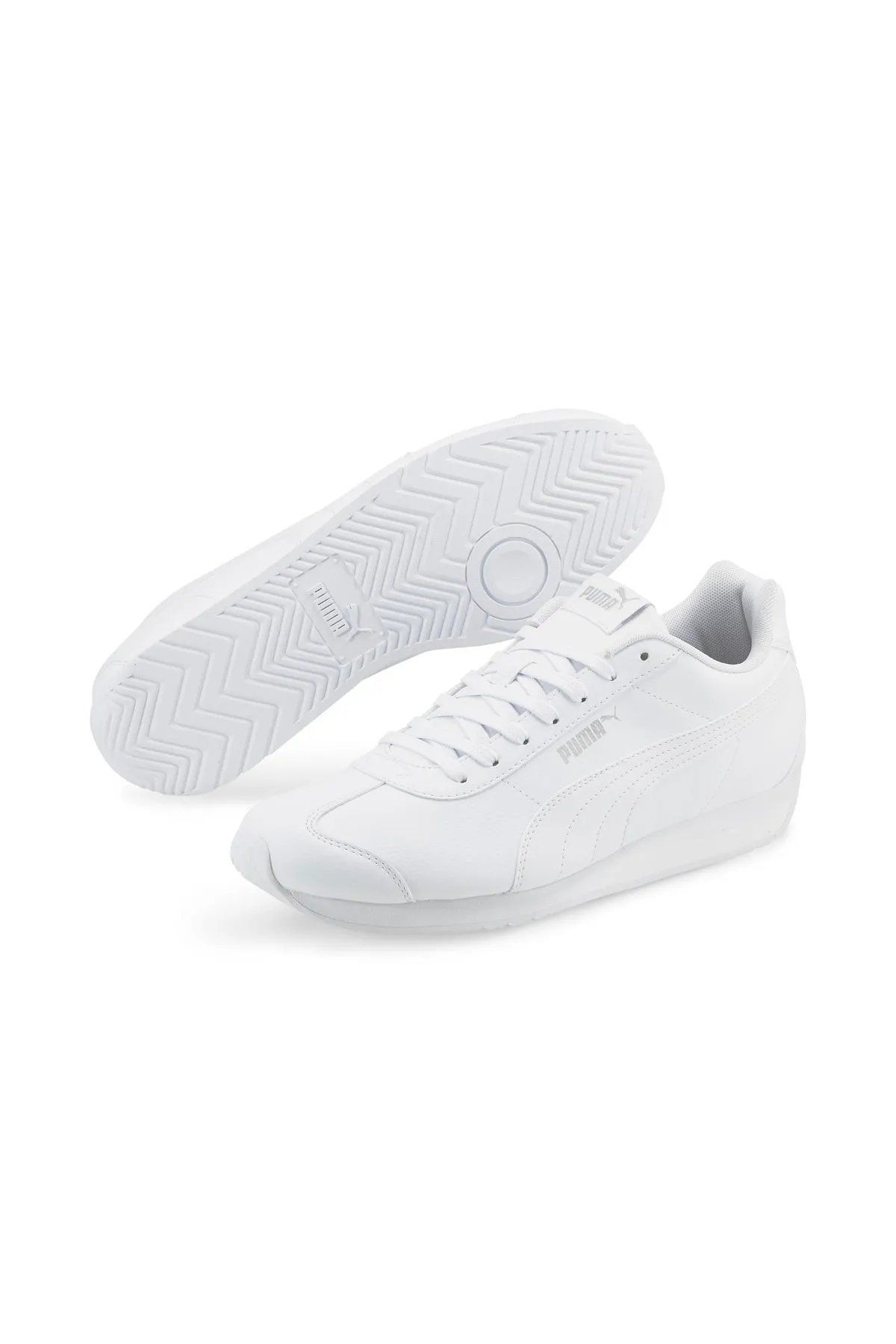 Puma Turin 3 Puma-White Erkek Günlük Spor Ayakkabı Beyaz 38303702 42