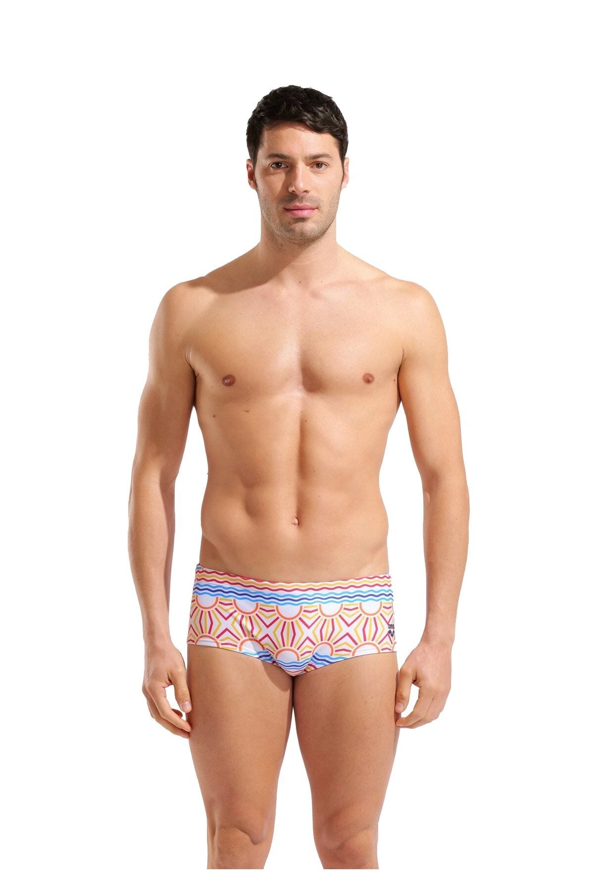 Arena Men Sun Swim Low Waist Short Erkek Düşük Bel Mayo Beyaz 011881100 80