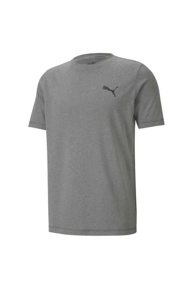Puma Active Small Logo Tee Gray Erkek Günlük Kullanım Tişört Gri M Beden 58672509