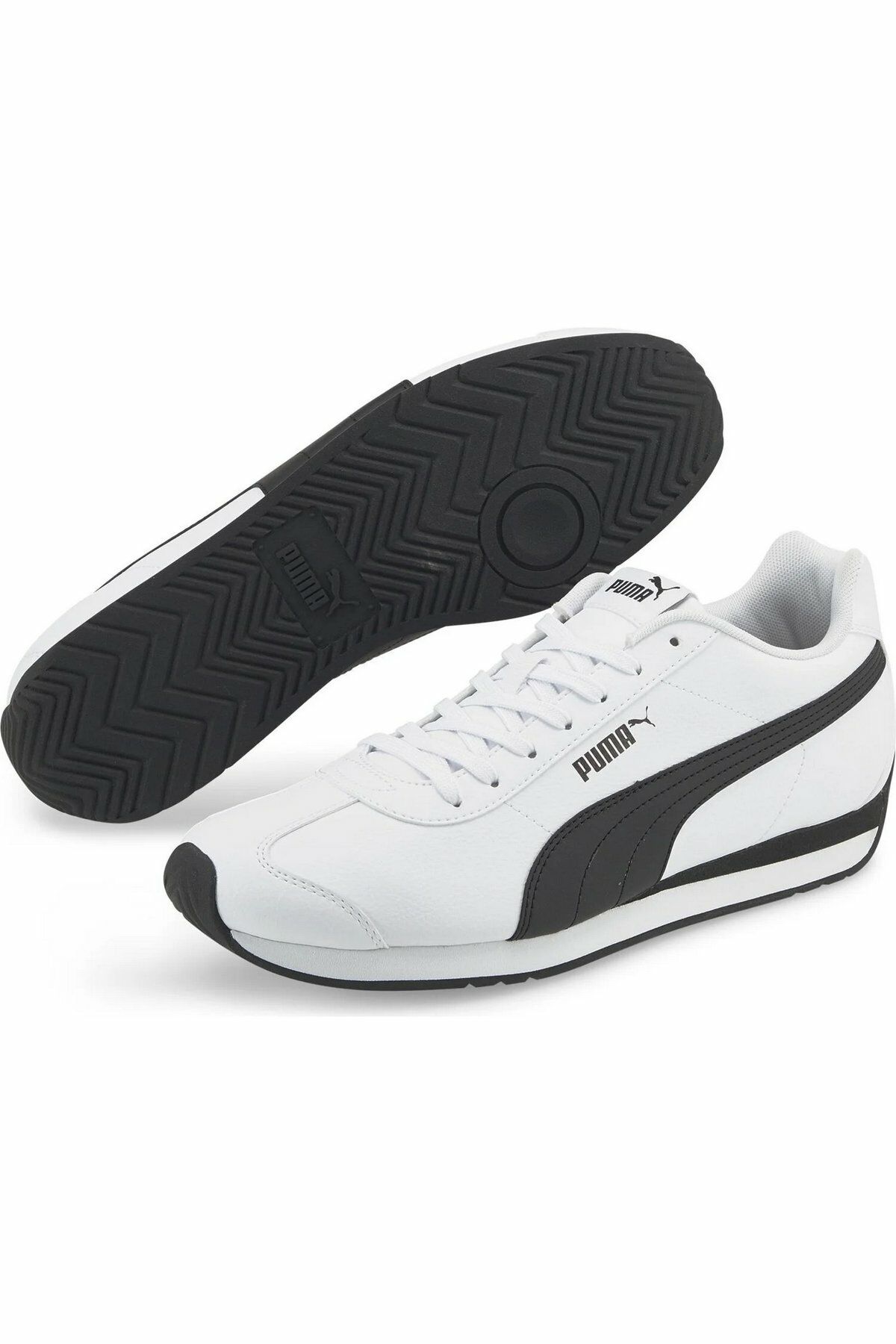 Puma Turin 3 Puma-White Puma-Black Erkek Spor Ayakkabı Beyaz 38303706 41