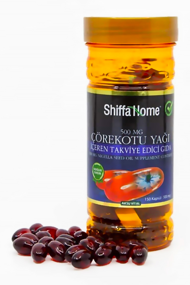 AksuVital Shiffa Home Çörekotu Yağı 500mg 150 Softjel
