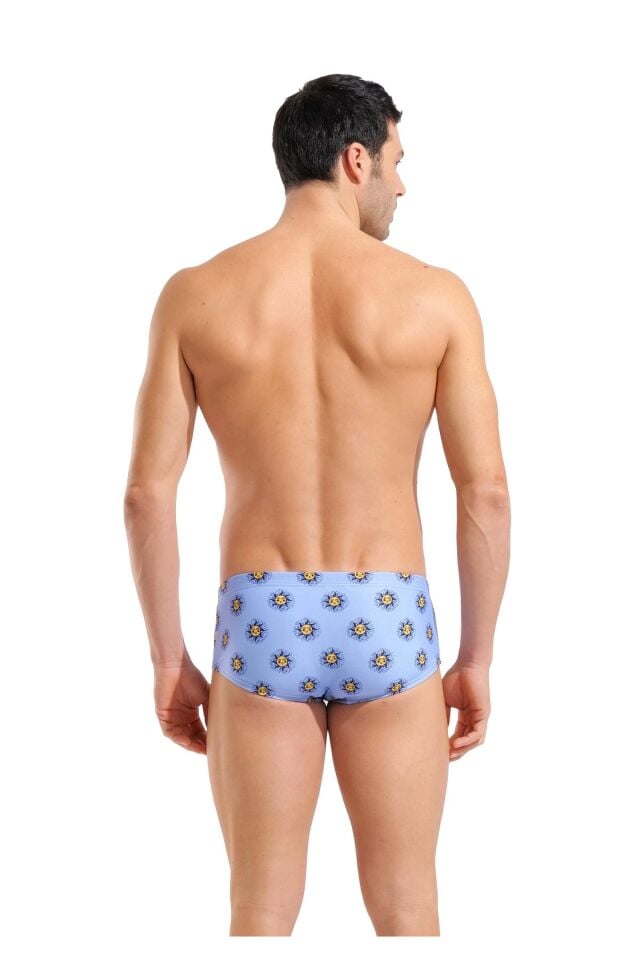 Arena Men Sunny Swim Low Waist Short Erkek Düşük Bel Mayo Mavi 011884800 65