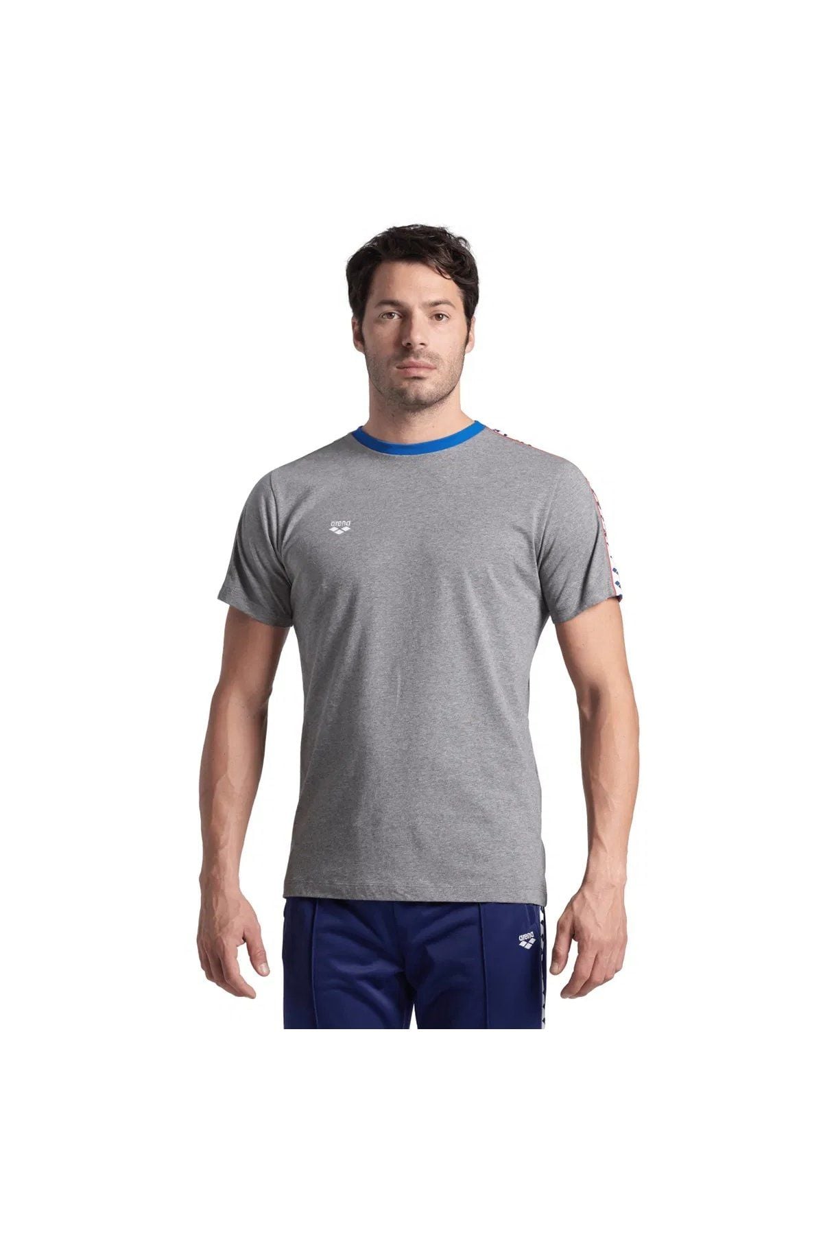 Arena Team Erkek Günlük Stil T-Shirt Gri 007526581 L