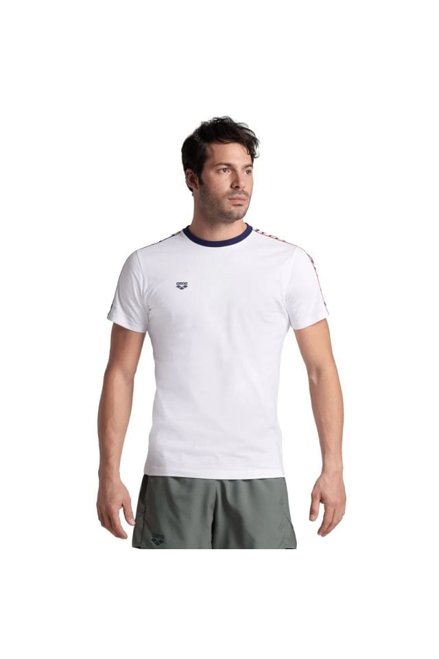Arena Team Erkek Günlük Stil T-Shirt Beyaz 007526171 M