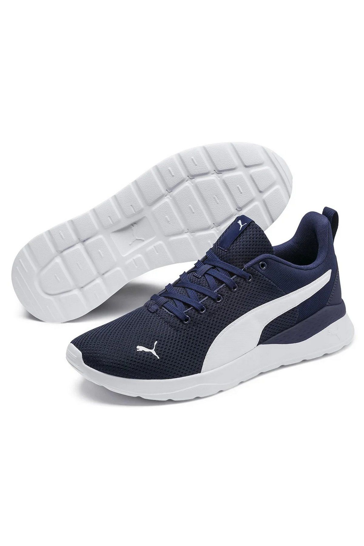 Puma Anzarun Lite Erkek Günlük Ayakkabı Büyük Numara Lacivert 37112805 48.5