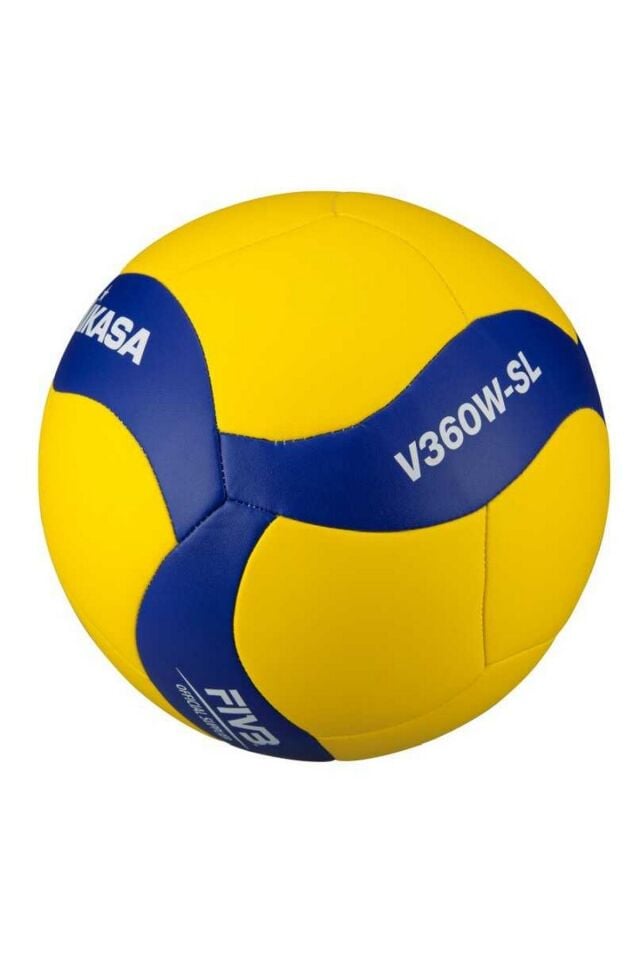 Mikasa V360W-SL Sentetik Deri 200-220 gr Voleybol Topu Sarı/Mavi