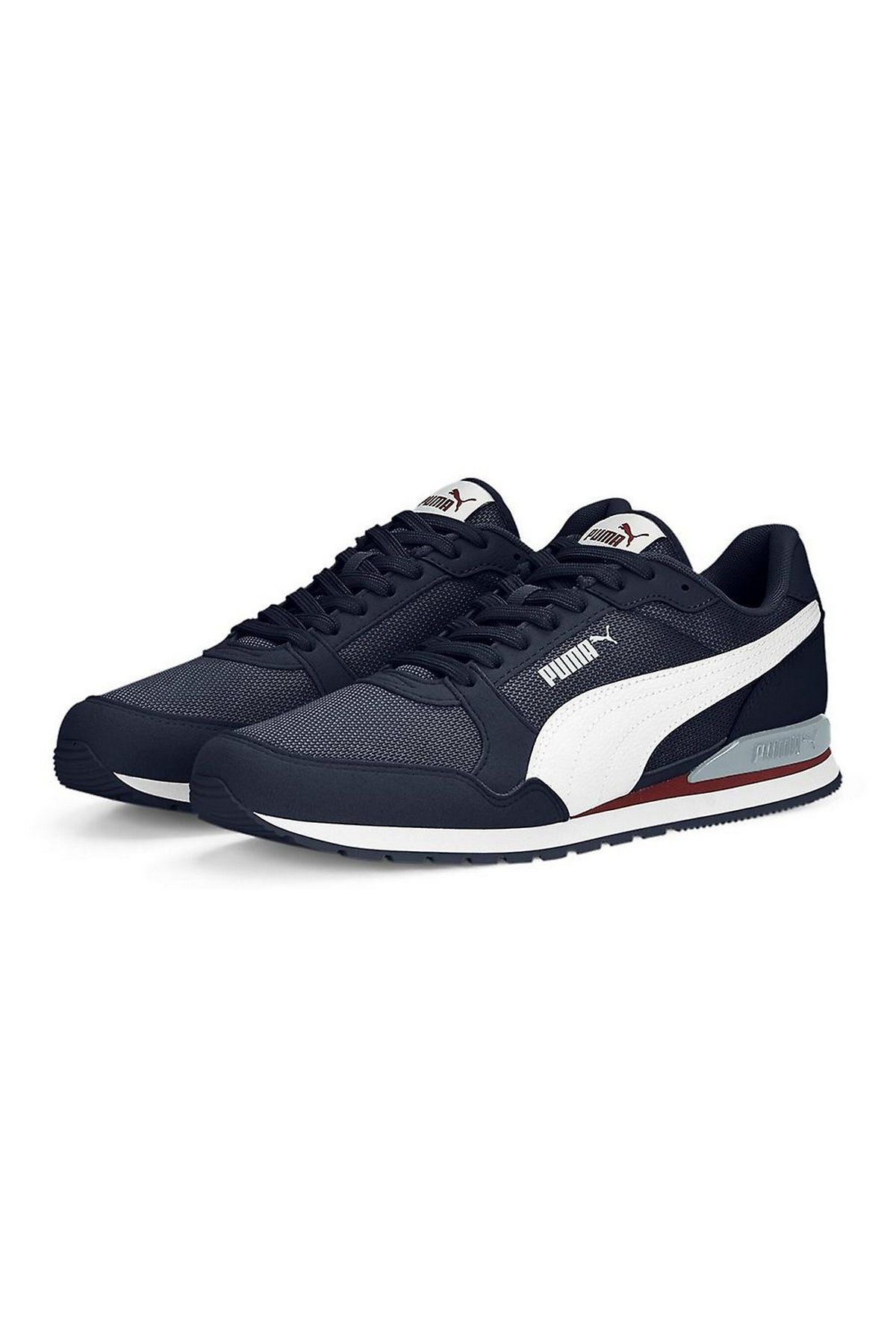 Puma ST Runner v3 Mesh Parisian-Night Puma-White Erkek Spor Ayakkabı Lacivert 38464011 45