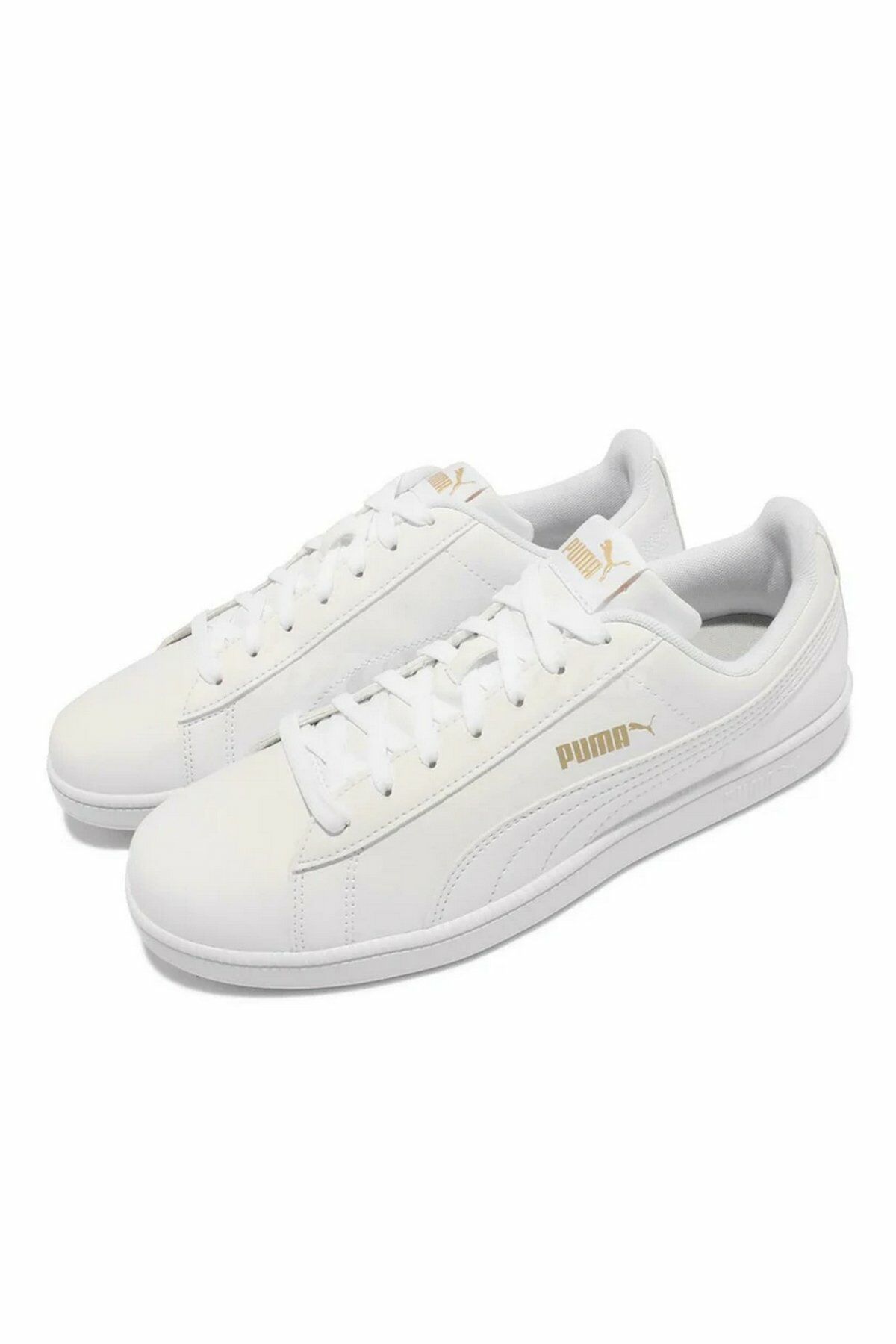 Puma UP Puma-White Puma-White Puma Team Gold Erkek Spor Ayakkabı Beyaz 37260507 40