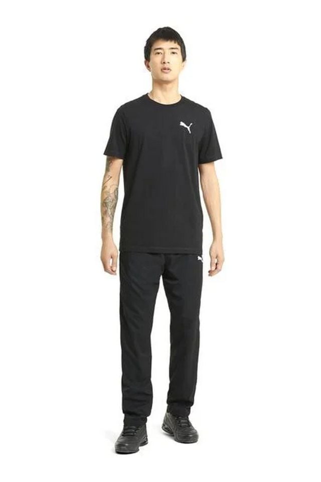 Puma Active Woven Pants op Puma-Black Erkek Günlük Stil Alt Eşofman Siyah 58673201