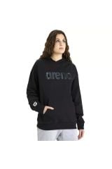 Arena Hooded Sweat Logo Unisex Günlük Stil Sweatshirt Siyah 005335500 S