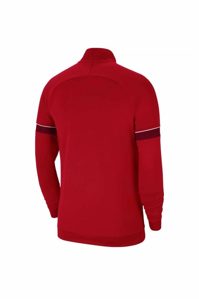 Nike Dri-Fit Academy 21 Kırmızı Track Jacket Tam Fermuarlı Futbol Ceketi CW6113-657 XL
