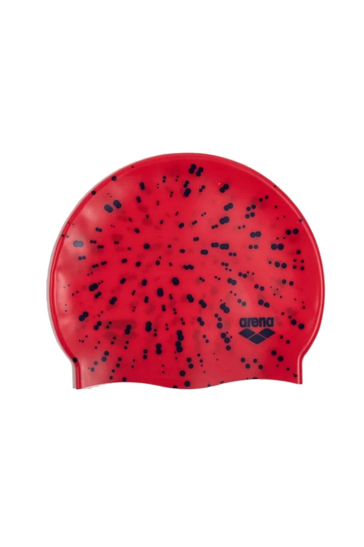 Arena Print Junior Unisex Çocuk Desenli Yüzücü Bone Kırmızı 94171232