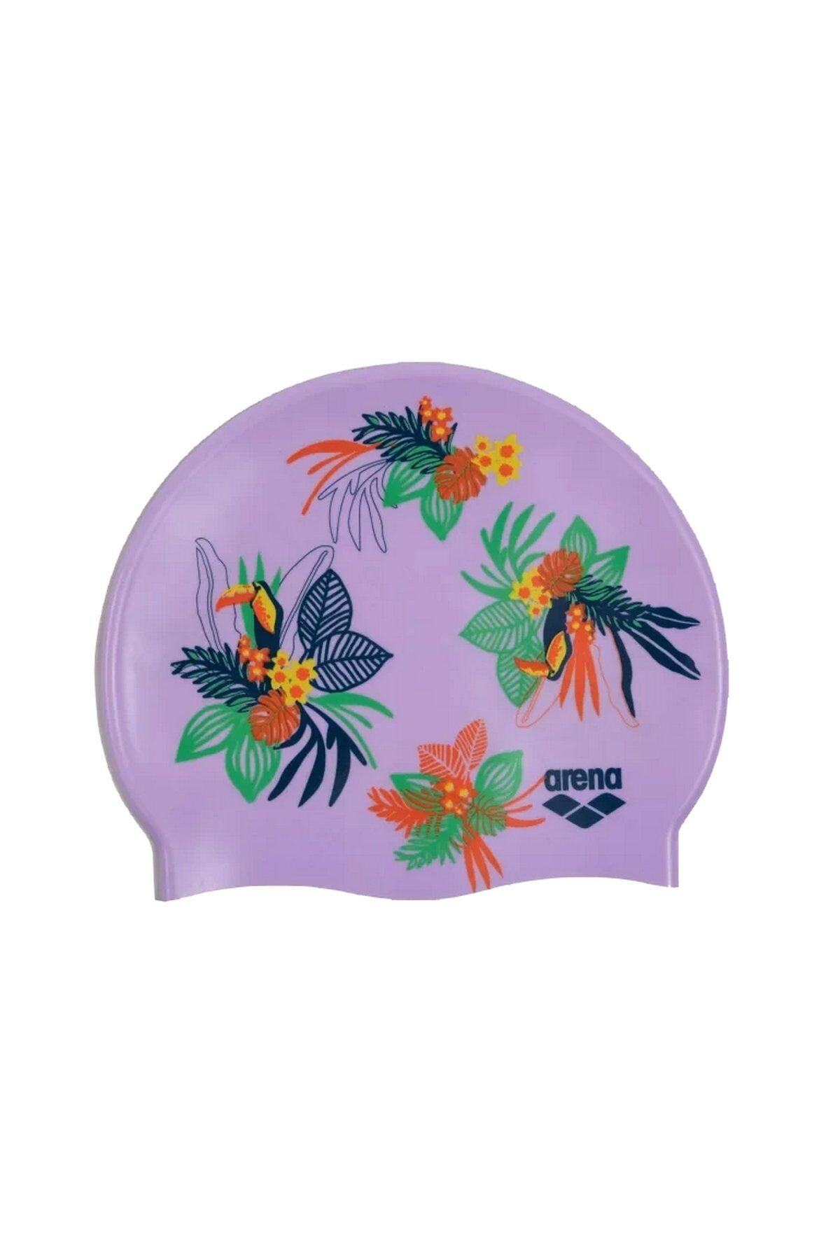 Arena Print Junior Unisex Çocuk Desenli Yüzücü Bone Lila 94171233