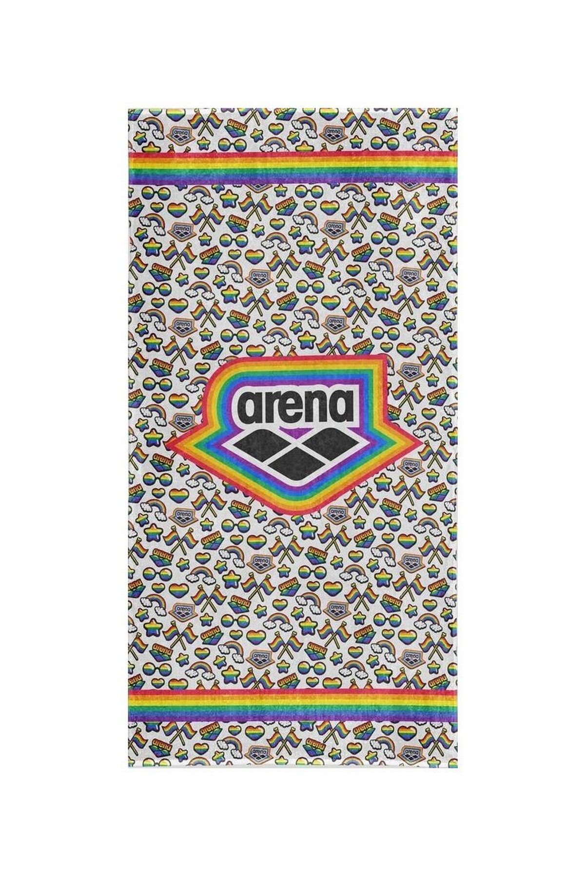 Arena Pride Towel Unisex Yüzücü Plaj Havuz Havlu Desenli 006532169