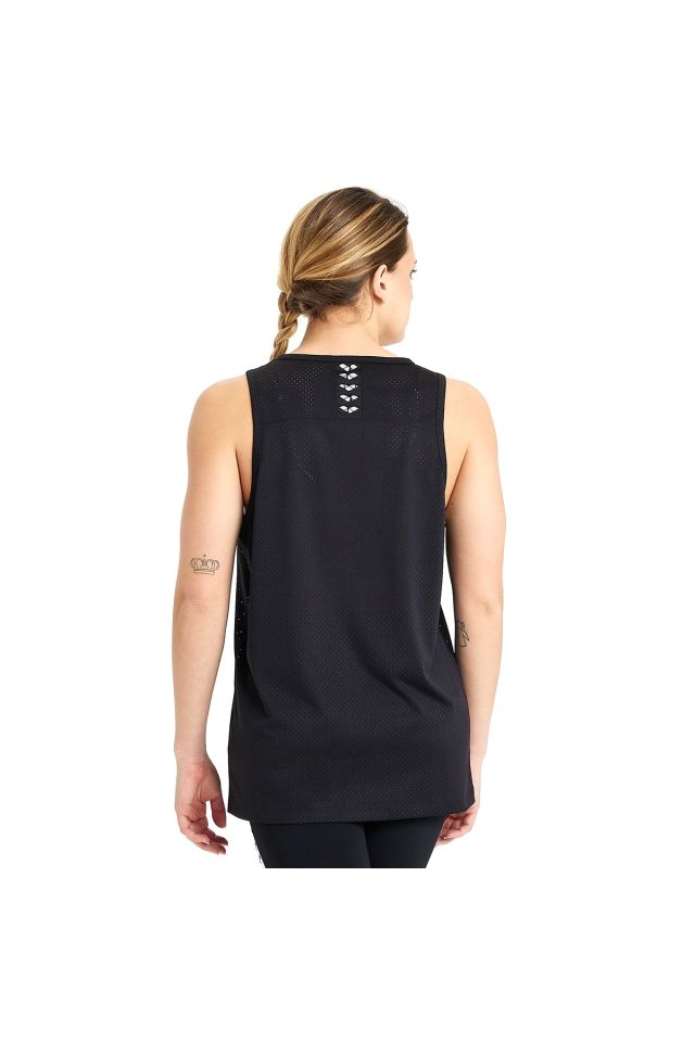 Arena Icons Tank Top Mesh Bayan Günlük Stil Tişört Siyah 005107552