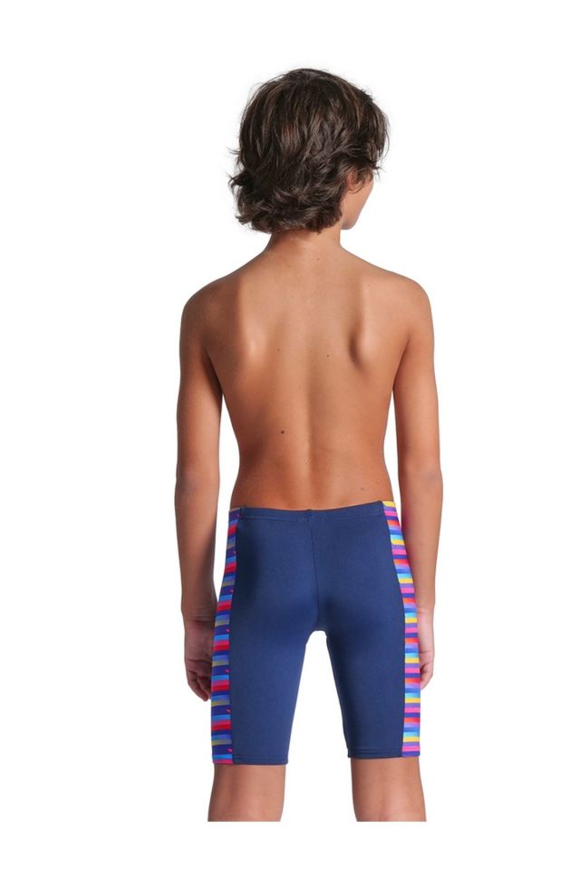 Arena Boy's Arena Racing Stripe Swim Jammer Erkek Çocuk Yüzücü Mayo Lacivert 009012750 12-13