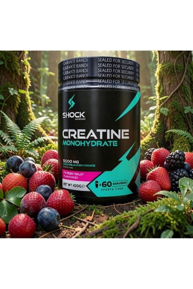 Shock Nutrition Creatine Monohydrate Orman Meyveli 420gr 60 Servis
