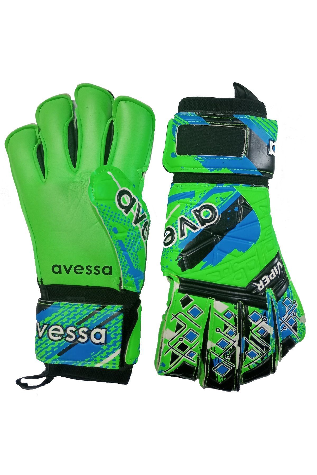Avessa GK-200 Apex Parmak Korumalı Kaleci Eldiveni Yeşil/Siyah No 5