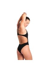 Arena Women's Team SwimSuit Swim Tech Solid Bayan Yüzücü Mayo Siyah 004763550 32